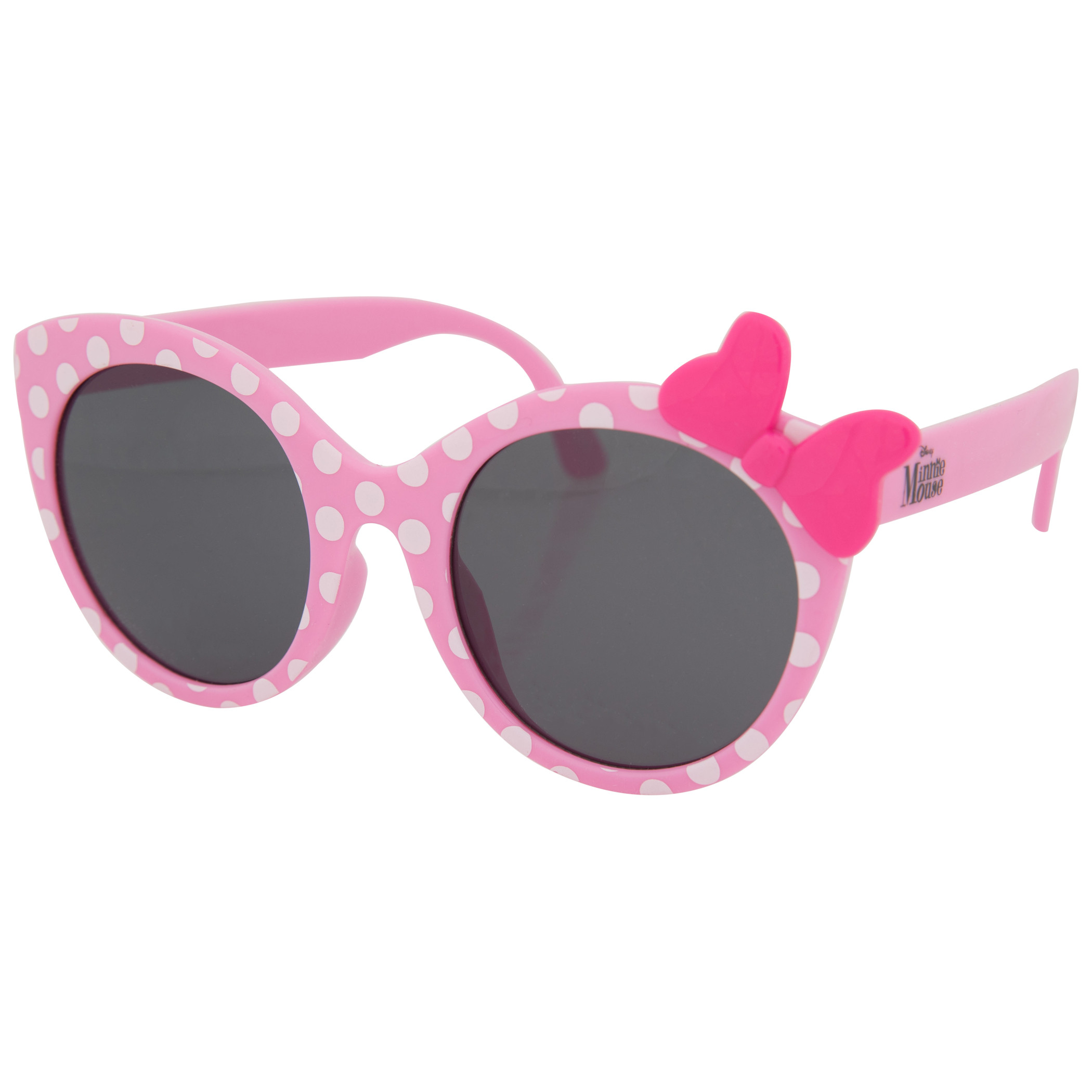 Minnie Mouse Pink Polka Dot Print Sunglasses with Bow